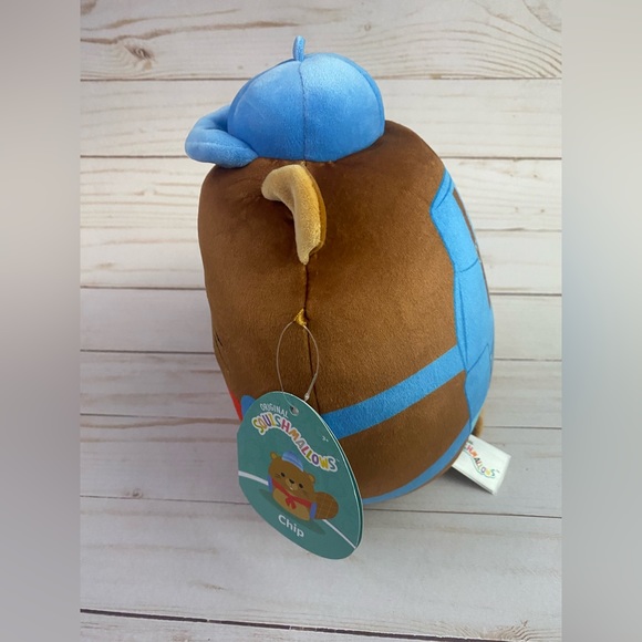 New Squishmallow 8 Inch Chip The Beaver Plush Toy - Picture 2 of 6